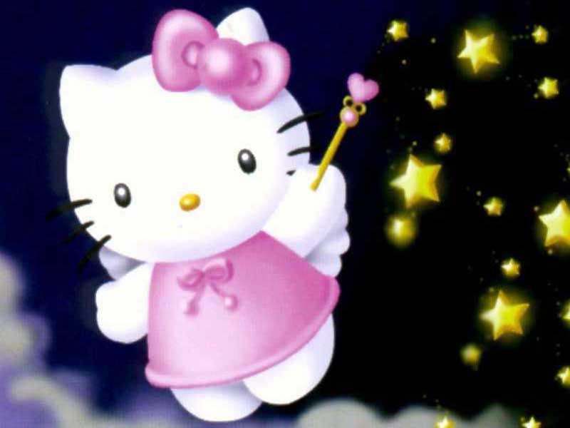 Lovely Hello Kitty Coloring Pages