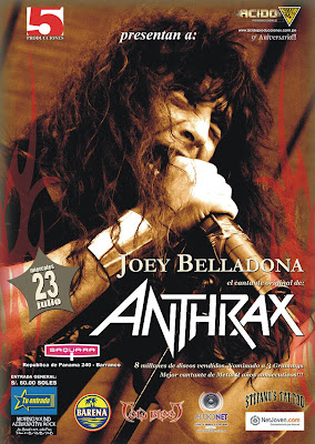 Joey Belladona (ex-Anthrax) en Lima