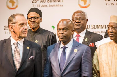 Buhari at AU Summit