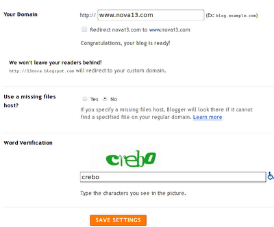 Cara Setting Custom Domain blogspot