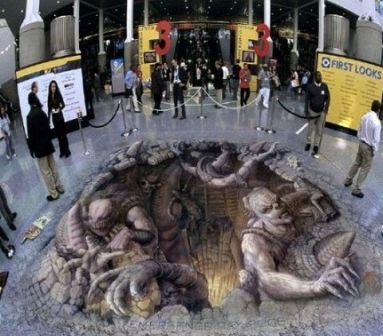 Famous painting of Devils illusion