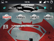 Download Gratis BBM MOD Superman VS Batman v3.0.0.18 Terbaru 2017
