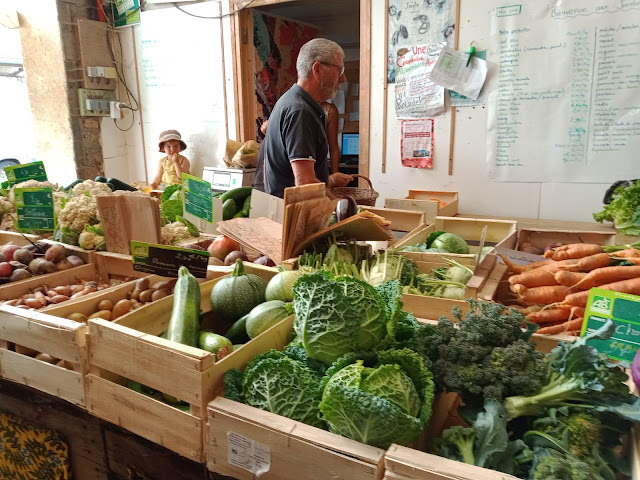 Organic farm shop, Indre et Loire, France. Photo by Loire Valley Time Travel.