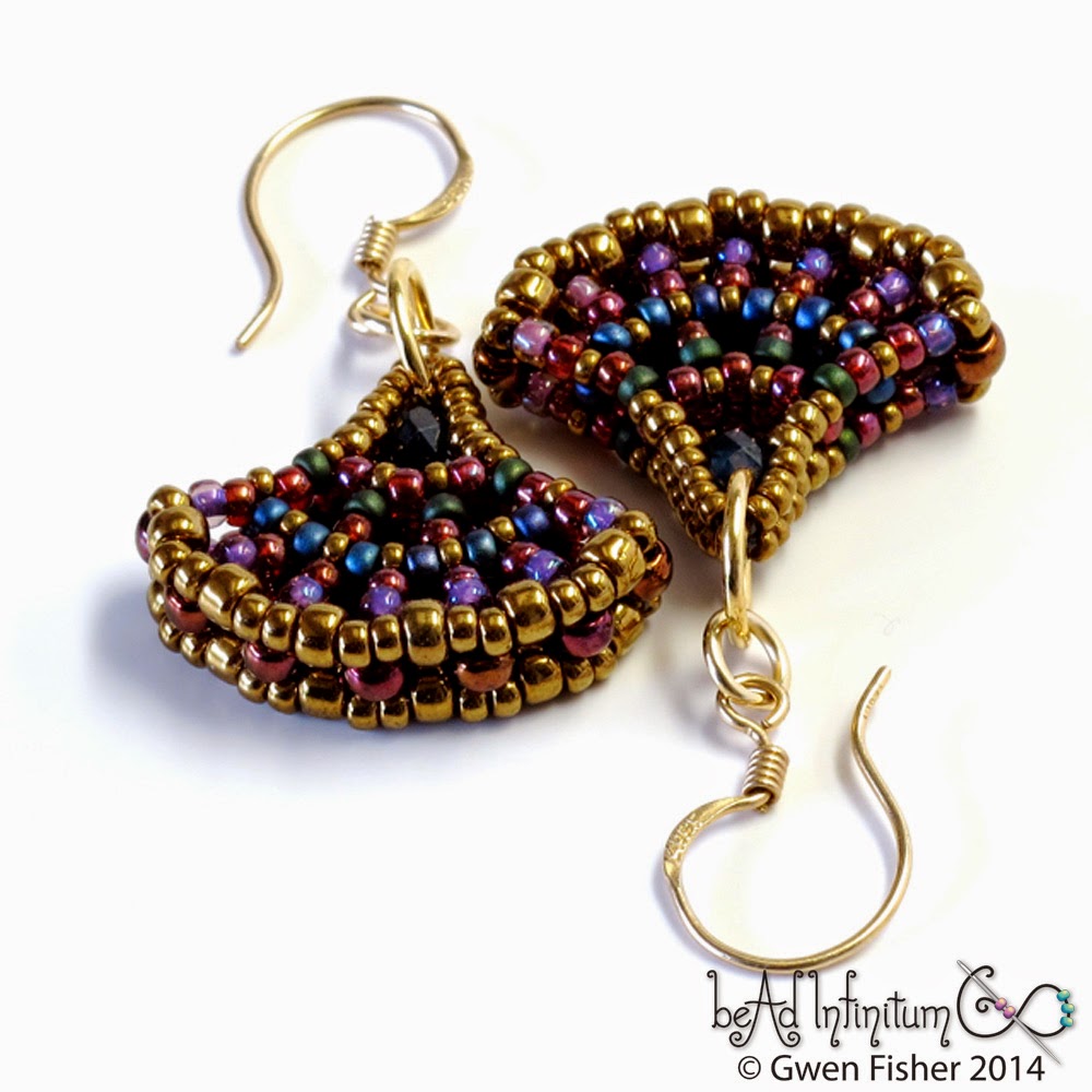 Marsala Ginkgo Earrings