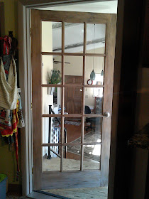 The two new doors are the recent changes to my art room.