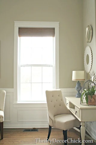 DIY white trim around windows