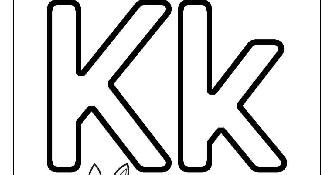 Download Alphabet Coloring Pages (Letters K - T)