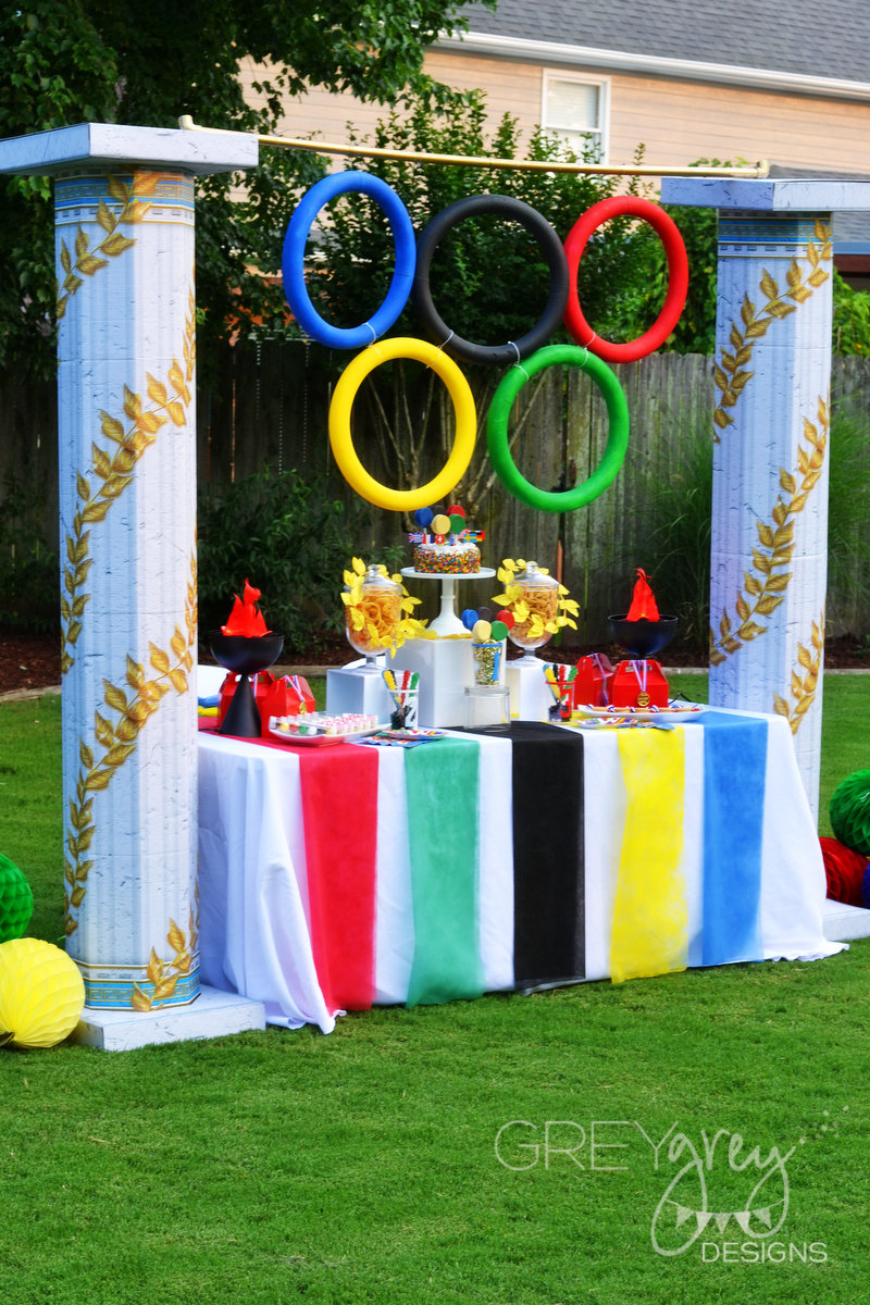 GreyGrey Designs My Parties  Olympics  Party 