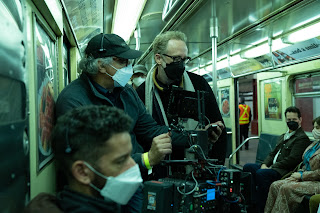 (L to R) Director of photography Darius Khondji and director James Gray on the set of ARMAGEDDON TIME, released by Focus Features.