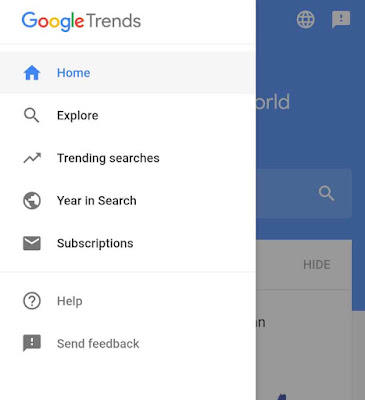 Google Trends trending keyword