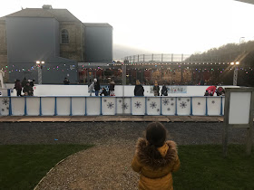 outdoor ice rink at woodhorn museum 