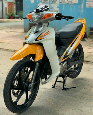 Yamaha 125z  2 Tak warna kuning