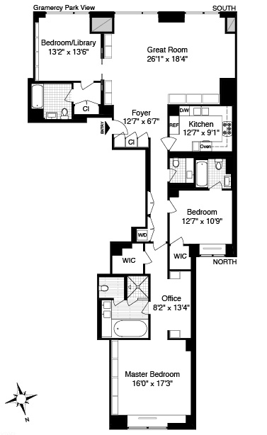 Design Studio Apartment Layout