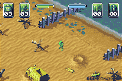 Army Men: Operation Green Screenshot (Game Boy Advance) D-T3X F.A™