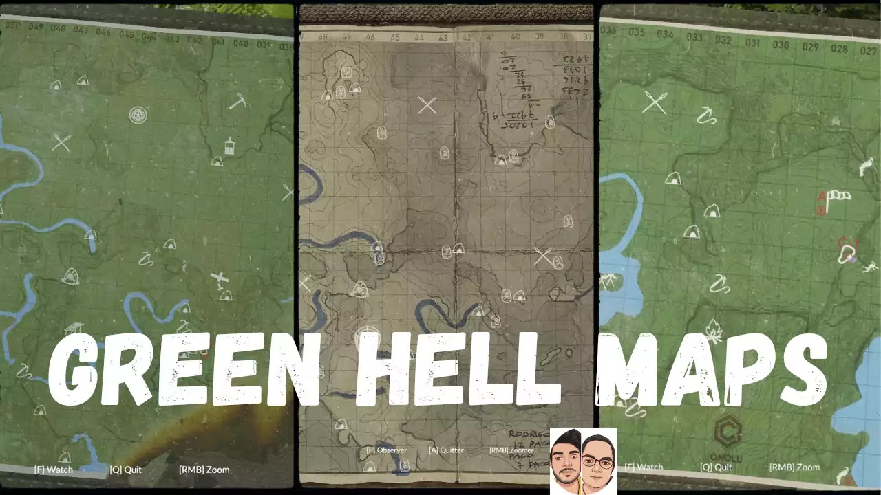 Green hell maps