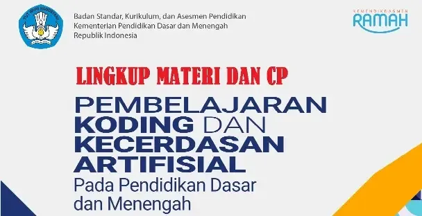 Materi Esensial Koding dan Kecerdasan Artifisial (KA) untuk SD SMP SMA SMK Pembelajaran koding dan kecerdasan artifisial (KA)