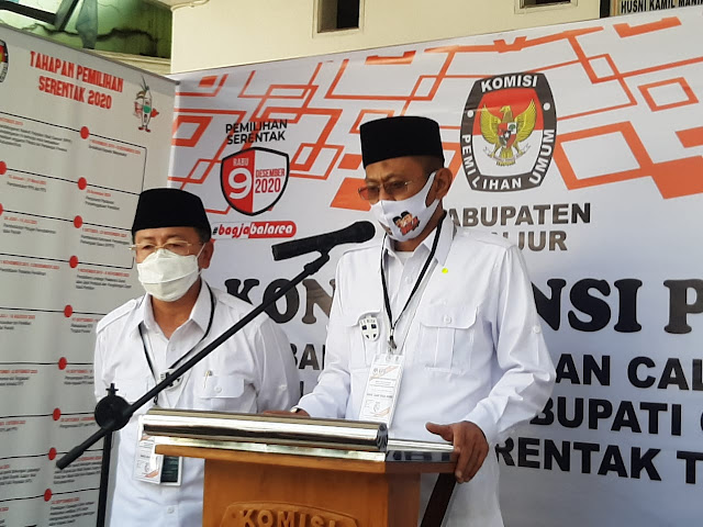  Empat Bapaslon Bupati dan Wakil Bupati Cianjur Resmi Mendaftar Ke KPU