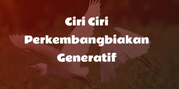 3+ Ciri Ciri Perkembangbiakan Generatif