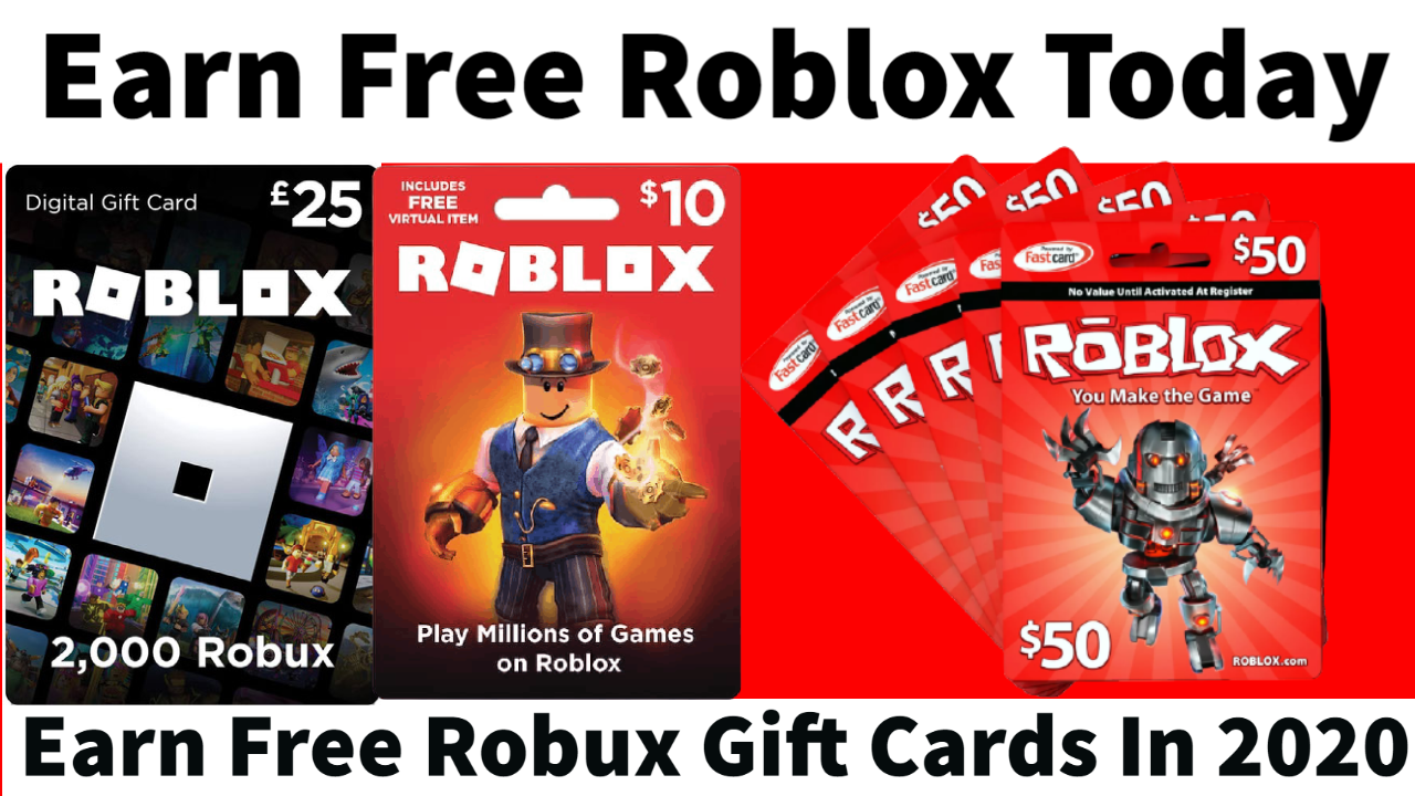 Earn Free Robux Gift Cards In 2020 All Quiz Answers - gift cards for free robux