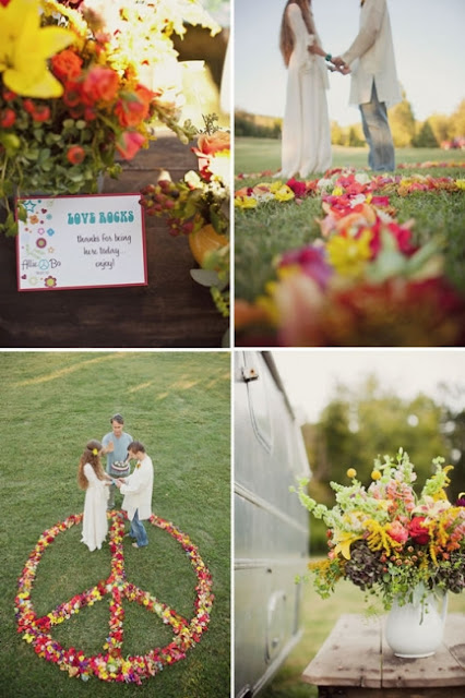 DECORACIÓN DE BODA ESTILO HIPPIE CHIC