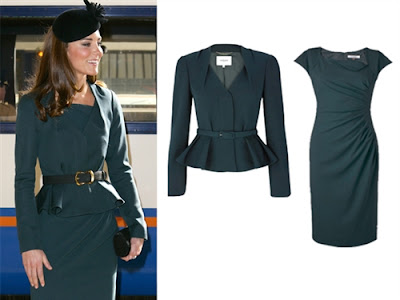 The Duchess Of Cambridge's LK BENNETT Jude Jacket and Davina Dress