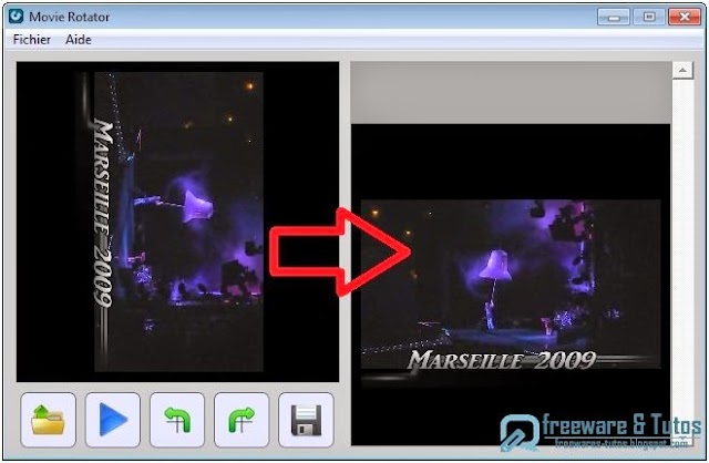 Movie Rotator : le logiciel gratuit pour faire pivoter les vidéos maintenant disponible en français