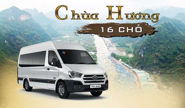 gia thue xe 16 cho di chua huong tu ha noi