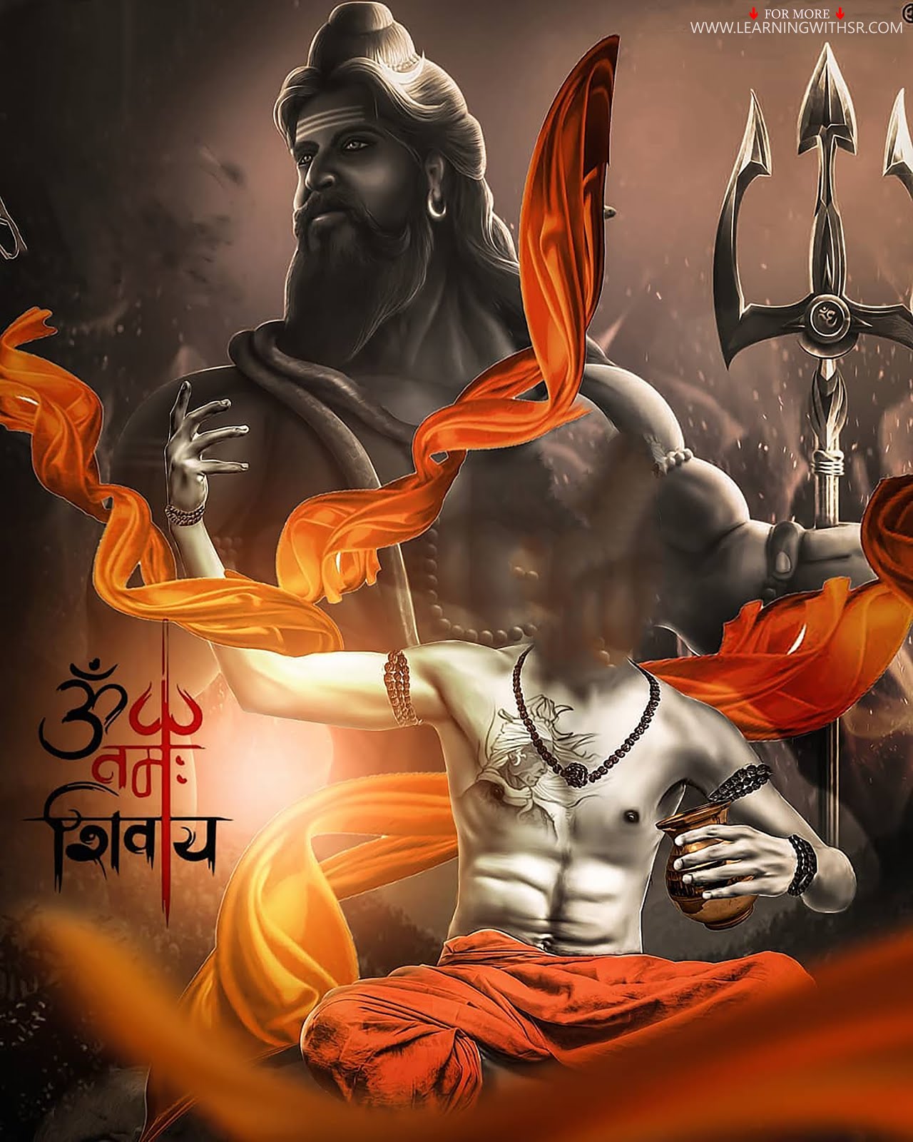 Mahakal background download for photo editing, Mahadev cb ...