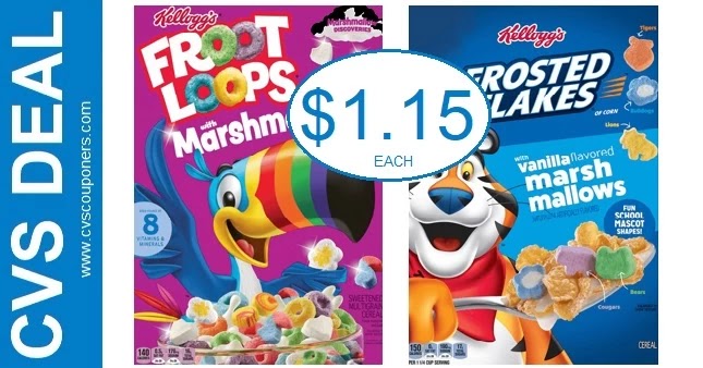 Cheap Kellogg's Cereal at CVS 10/16-10/22