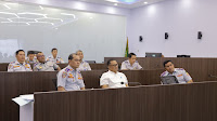 Pj Walikota Bekasi Hadiri Rapat Koordinasi Pengamanan Arus Mudik Via Zoom Meeting