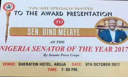 NUJ forces Senate Press Corps to cancel Dino Melaye’s award, says it’s unconstitutional