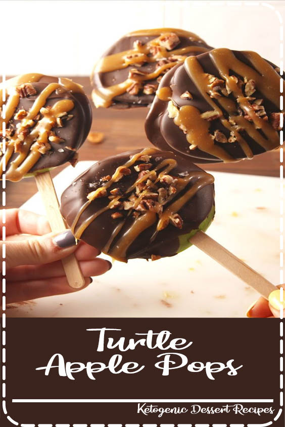 Check out this easy recipe for the best turtle apple pops!