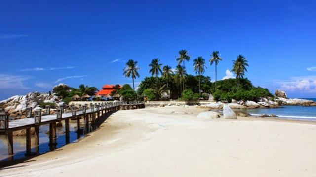 Parai Tenggiri Beach Bangka Belitung Indonesia