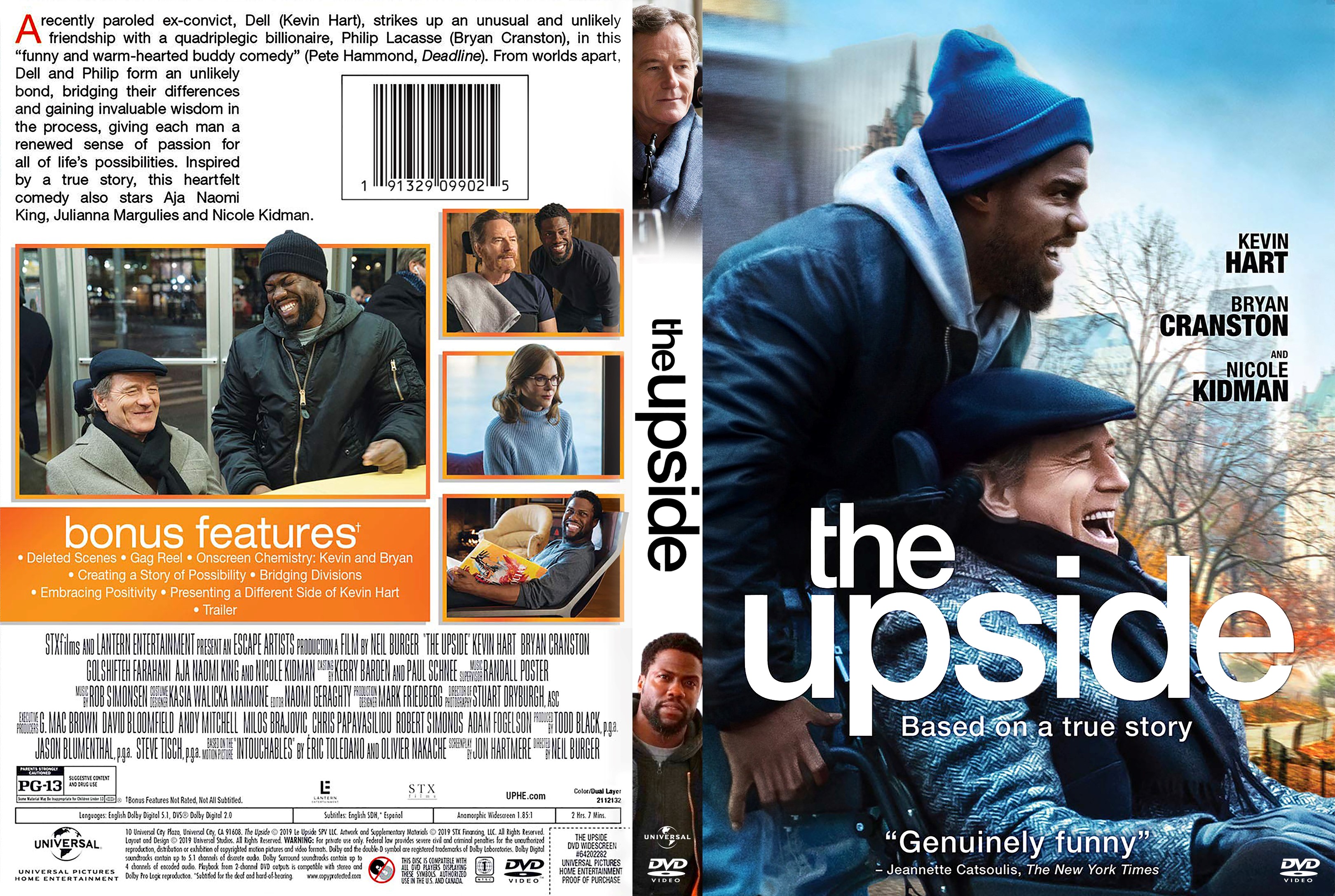 The Upside DVD Cover | Cover Addict - Free DVD, Bluray ...