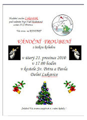 Vánoční koncert 21.12. v 17h Dolní Lukavice-kostel Sv.Petra a Pavla