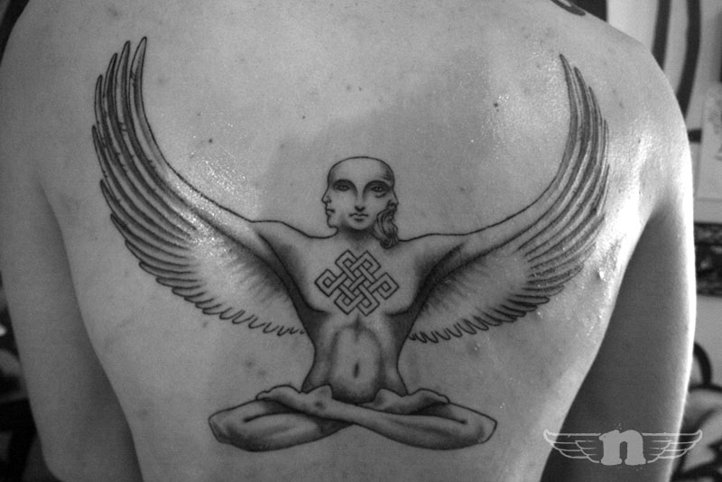 alex grey tattoo. Alex Grey back piece - stage