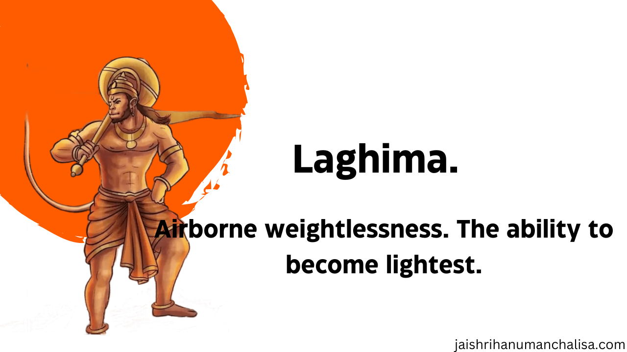 Lord Hanuman Ashta Siddhi Power - Laghima