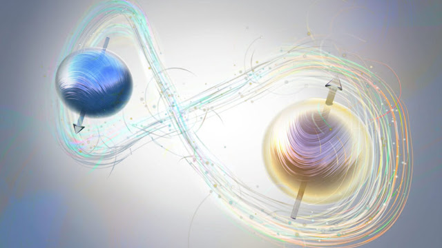 Experiments on entanglement, a bizarre feature of quantum physics (shown here as two objects entangled into one), have won the 2022 Nobel Prize in Physics. When two particles are entangled, what happens to one affects the other — even if the particles are far apart. NSF/NICOLLE R. FULLER