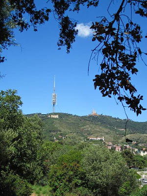 Tibidabo from Oreneta Park