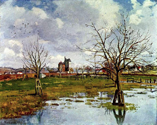 Landscape with Flooded Fields, 1873