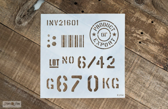 pallet stamp stencil