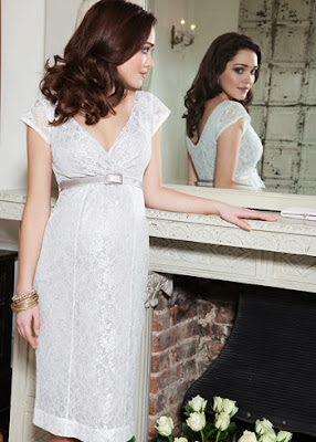 Lace Maternity Wedding Dress