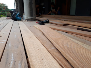 Memasang Lantai parket kayu Jakarta Utara