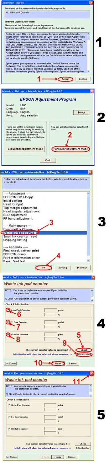 Free Download Resetter Epson L200 ~ freeSoftware