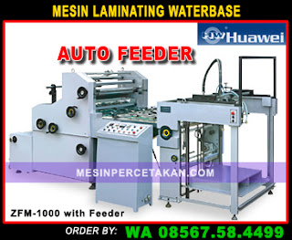 Mesin Laminating Waterbase AUTO Feeder HUAWEI ZFM-1000