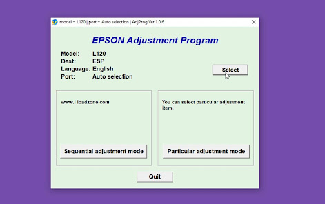 Epson Adjusment Program