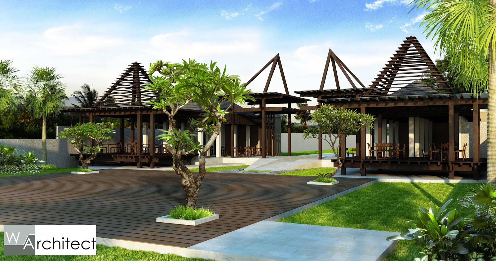 Ciri Khas Membuat Desain  Rumah  Bali  Sederhana dan Contoh 