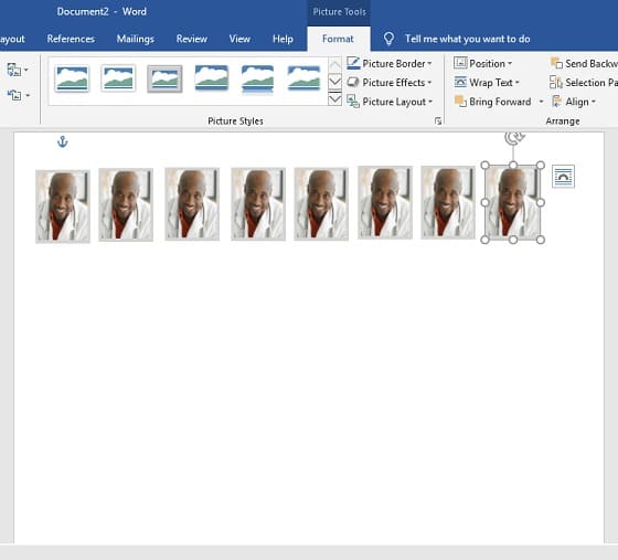 Print Foto di Microsoft Word