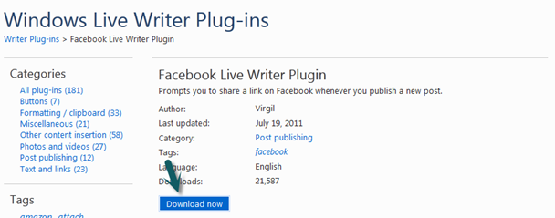plugin ใน windows live writer