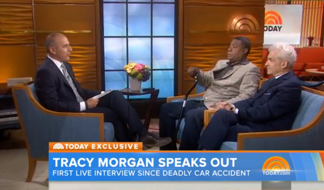 Tracy Morgan Sits Down With Matt Lauer 